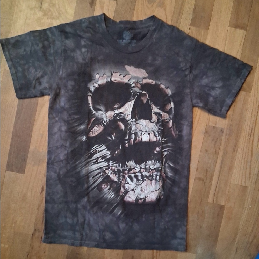 The Mountain "Breakthrough Skull" Tie-Dye Graphic T-Shirt – David Penfound Desig